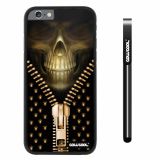 Apple iphone 6 4.7 inch Case Hard PC Skull Cool Zipper With Black Shell Single Layer Protective Case (3)