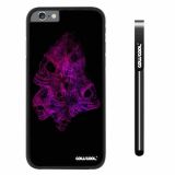 Apple iphone 6 4.7 inch Case Hard PC Multicolour Color Skull With Smoke With Black Shell Single Layer  Protective Case (5)