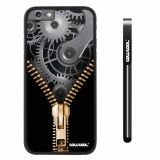 Apple iphone 6 4.7 inch Case Hard PC Watch Gear zipper Black Shell Single Layer Protective Case (2)