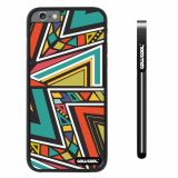 Apple iphone 6 4.7 inch Case Hard PC Colorful bohemian Triangle Totem Black Shell Single Layer Protective Case (5)