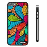 Apple iphone 6 4.7 inch Case Hard PC tribal Petal Plaid Black Shell Single Layer Protective Case (14)