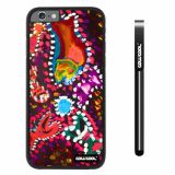 Apple iphone 6 4.7 inch Case Hard PC Colorful kid Watercolor Fish Competition food Black Shell Single Layer Protective Case (6)