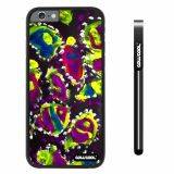 Apple iphone 6 4.7 inch Case Hard PC Colorful kid Watercolor Fish Competition food Black Shell Single Layer Protective Case (16)