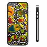 Apple iphone 6 4.7 inch Case Hard PC Colorful kid Watercolor Fish Competition food Black Shell Single Layer Protective Case (21)