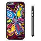 Apple iphone 6 4.7 inch Case Hard PC Colorful kid Watercolor Fish Competition food Black Shell Single Layer Protective Case (25)