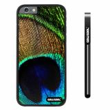 Apple iphone 6 4.7 inch Case Hard PC peacocks feathers Black Shell Single Layer Protective Case (9)