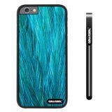 Apple iphone 6 4.7 inch Case Hard PC Fashion Design Blue feathers Black Shell Single Layer Protective Case (11)