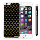 Apple Iphone 6 Plus 5.5 Inch Case Hard PC Matrix Skull Geometric Arrangement With White Shell Single Layer Protective Case (7)