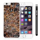 Apple Iphone 6 Plus 5.5 Inch Case Hard PC Staggered Straw Grass Mossy Camo weed White Shell Single Layer Protective Case (7)