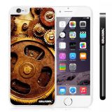 Apple Iphone 6 Plus 5.5 Inch Case Hard PC Gear White Shell Single Layer Protective Case (9)