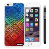 Apple Iphone 6 Plus 5.5 Inch Case Hard PC Aztec Totem bohemian White Shell Single Layer Protective Case (4)