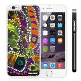 Apple Iphone 6 Plus 5.5 Inch Case Hard PC Colorful kid Watercolor Fish Competition food White Shell Single Layer Protective Case (17)