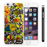 Apple Iphone 6 Plus 5.5 Inch Case Hard PC Colorful kid Watercolor Fish Competition food White Shell Single Layer Protective Case (21)