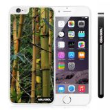 Apple Iphone 6 Plus 5.5 Inch Case Hard PC Retro bamboo pattern White Shell Single Layer Protective Case (Style6)