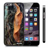 Apple Iphone 6 Plus 5.5 Inch Case Hard PC leaves Straw Grass Mossy Camo weed Black Shell Single Layer Protective Case (9)