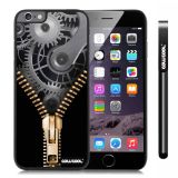 Apple Iphone 6 Plus 5.5 Inch Case Hard PC Watch Gear zipper Black Shell Single Layer Protective Case (2)