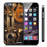 Apple Iphone 6 Plus 5.5 Inch Case Hard PC Retro Gear machinery Black Shell Single Layer Protective Case (8)