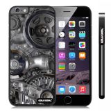 Apple Iphone 6 Plus 5.5 Inch Case Hard PC Gear machinery Black Shell Single Layer Protective Case (11)