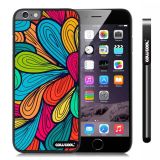 Apple Iphone 6 Plus 5.5 Inch Case Hard PC tribal Petal Plaid Black Shell Single Layer Protective Case (14)