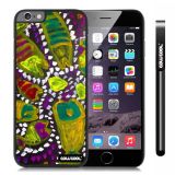 Apple Iphone 6 Plus 5.5 Inch Case Hard PC Colorful kid Watercolor Fish Competition food Black Shell Single Layer Protective Case (18)