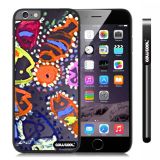 Apple Iphone 6 Plus 5.5 Inch Case Hard PC Colorful kid Watercolor Fish Competition food Black Shell Single Layer Protective Case (26)