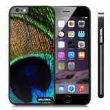 Apple Iphone 6 Plus 5.5 Inch Case Hard PC peacocks feathers Black Shell Single Layer Protective Case (9)