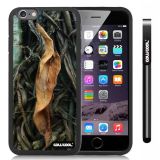 Apple iphone 6 4.7 Inch Soft Silicone Straw Grass Mossy Camo weed Big leaves Black Shell Single Layer Protective Case (10)