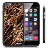 Apple iphone 6 4.7 Inch Soft Silicone Straw Grass Mossy Camo weed complex Black Shell Single Layer Protective Case (12)