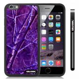 Apple iphone 6 4.7 Inch Soft Silicone purple fantasy Straw Grass Mossy Camo weed Black Shell Single Layer Protective Case (14)