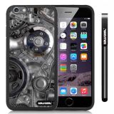 Apple iphone 6 4.7 Inch Soft Silicone machinery Gear Black Shell Single Layer Protective Case (10)