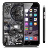 Apple iphone 6 4.7 Inch Soft Silicone Gear machinery Black Shell Single Layer Protective Case (11)