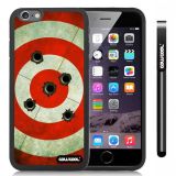 Apple iphone 6 4.7 Inch Soft Silicone bullet on target Black Shell Single Layer Protective Case (13)