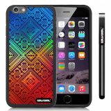 Apple iphone 6 4.7 Inch Soft Silicone Aztec Totem bohemian Black Shell Single Layer Protective Case (4)