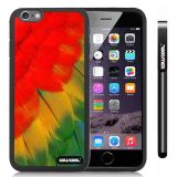 Apple iphone 6 4.7 Inch Soft Silicone Birds Wings feathers Black Shell Single Layer Protective Case (14)