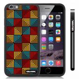 Apple iphone 6 4.7 Inch Soft Silicone Square matrix square box stripes Single Layer Protective Case (Style1)