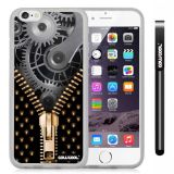 Apple iphone 6 4.7 Inch Soft Silicone Gear zipper Transparent Shell Single Layer Protective Case (1)