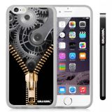 Apple iphone 6 4.7 Inch Soft Silicone Watch Gear zipper Transparent Shell Single Layer Protective Case (2)