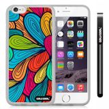 Apple iphone 6 4.7 Inch Soft Silicone tribal Petal Plaid Transparent Shell Single Layer Protective Case (14)