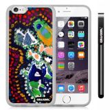 Apple iphone 6 4.7 Inch Soft Silicone Colorful kid Watercolor Fish Competition food Transparent Shell Single Layer Protective Case (24)