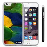 Apple iphone 6 4.7 Inch Soft Silicone Colorful feathers Transparent Shell Single Layer Protective Case (3)