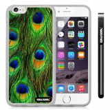 Apple iphone 6 4.7 Inch Soft Silicone Colorful peacocks feathers Transparent Shell Single Layer Protective Case (8)