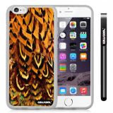 Apple iphone 6 4.7 Inch Soft Silicone Colorful feathers Transparent Shell Single Layer Protective Case (12)