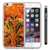 Apple iphone 6 4.7 Inch Soft Silicone oil painting Style Flower plants Transparent Shell Single Layer Protective Case (Style1)