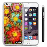 Apple iphone 6 4.7 Inch Soft Silicone Fashion Design sunflowers plants Transparent Shell Single Layer Protective Case (Style4)