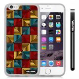 Apple iphone 6 4.7 Inch Soft Silicone Square matrix square box stripes Single Layer Protective Case (Style1)