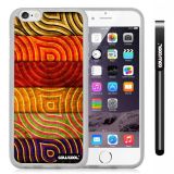 Apple iphone 6 4.7 Inch Soft Silicone retro Stripe Texture Transparent Shell Single Layer Protective Case (Style2)