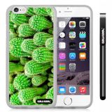 Apple iphone 6 4.7 Inch Soft Silicone Leaves and Cactus of bamboo Transparent Shell Single Layer Protective Case (Style3)