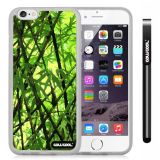 Apple iphone 6 4.7 Inch Soft Silicone Bright bamboo Transparent Shell Single Layer Protective Case (Style5)