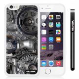 Apple iphone 6 4.7 Inch Soft Silicone Gear machinery White Shell Single Layer Protective Case (11)