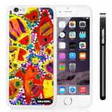 Apple iphone 6 4.7 Inch Soft Silicone Colorful kid Watercolor Fish Competition food White Shell Single Layer Protective Case (8)